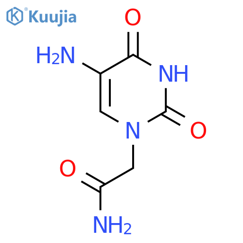 2-(5-Amino-2,4-dioxo-1,2,3,4-tetrahydropyrimidin-1-yl)acetamide structure