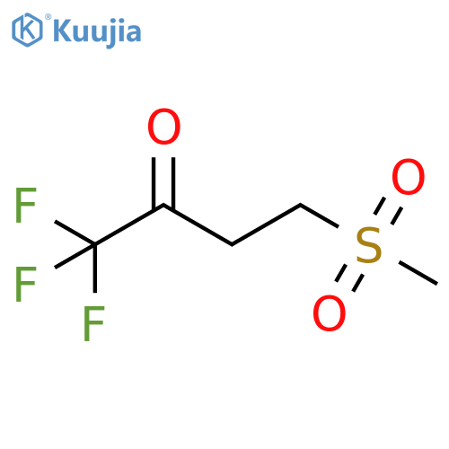 2-Butanone, 1,1,1-trifluoro-4-(methylsulfonyl)- structure