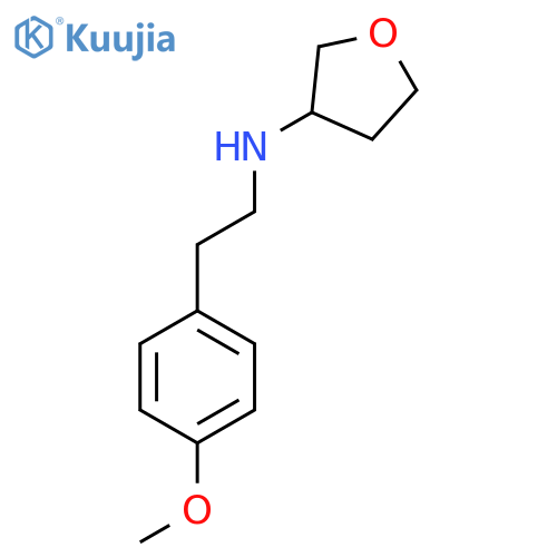 N-[2-(4-Methoxyphenyl)ethyl]oxolan-3-amine structure