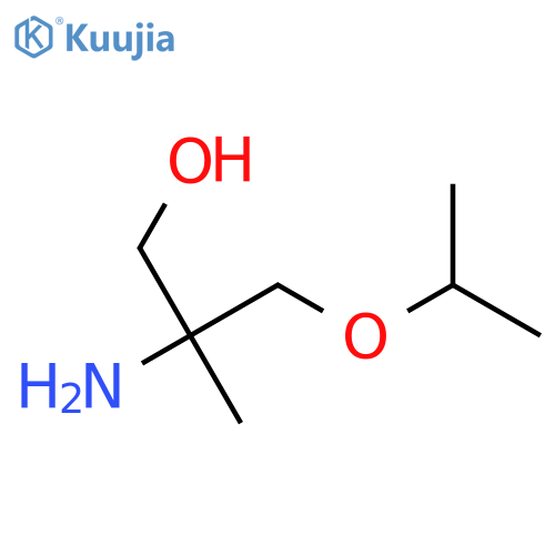 2-amino-2-methyl-3-(propan-2-yloxy)propan-1-ol structure