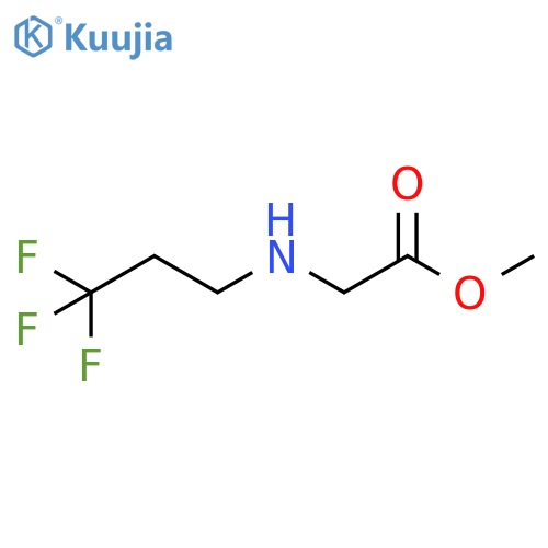 methyl 2-(3,3,3-trifluoropropyl)aminoacetate structure