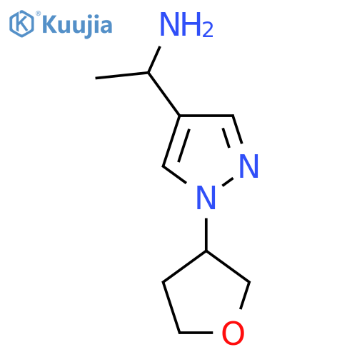 1-[1-(Oxolan-3-yl)-1H-pyrazol-4-yl]ethan-1-amine structure