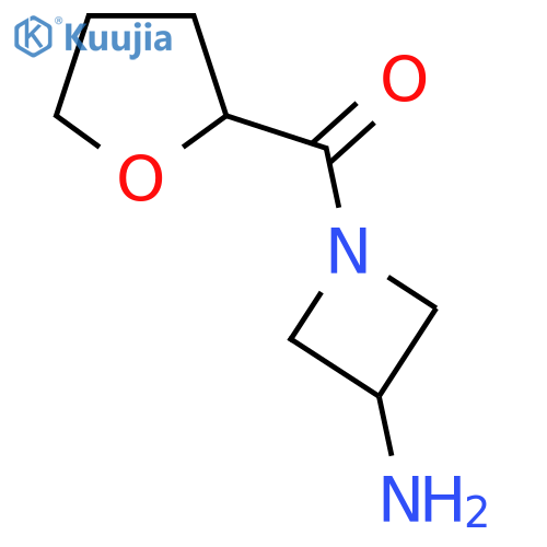 1-(Oxolane-2-carbonyl)azetidin-3-amine structure