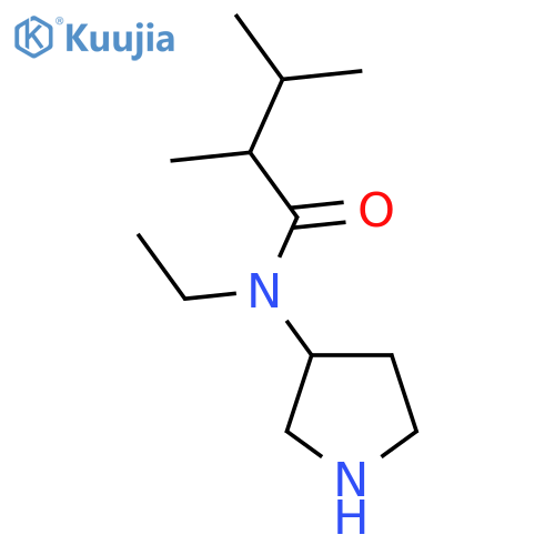 Butanamide, N-ethyl-2,3-dimethyl-N-3-pyrrolidinyl- structure