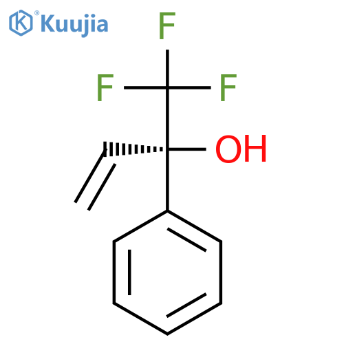 Benzenemethanol, a-ethenyl-a-(trifluoromethyl)- structure