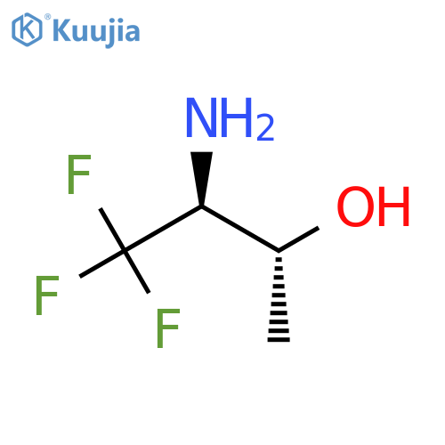 rac-(2R,3S)-3-amino-4,4,4-trifluorobutan-2-ol structure