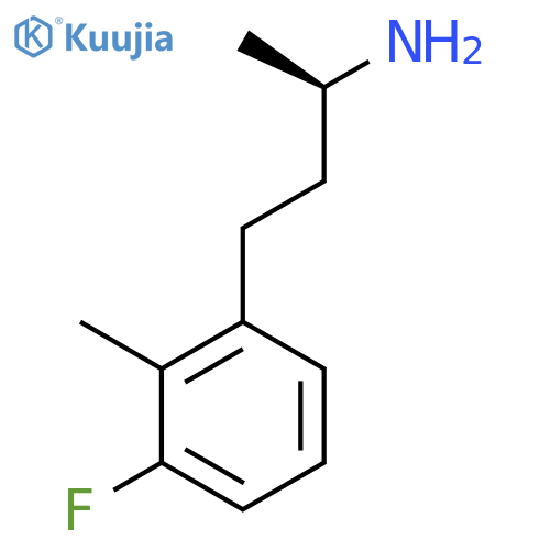 (2R)-4-(3-fluoro-2-methylphenyl)butan-2-amine structure