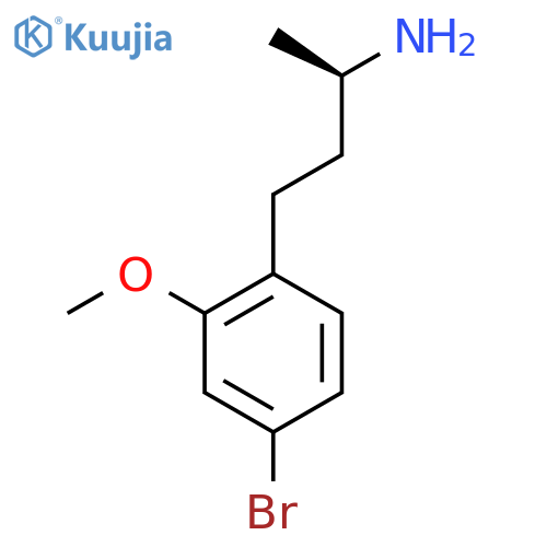 (2R)-4-(4-bromo-2-methoxyphenyl)butan-2-amine structure