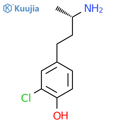 4-(3S)-3-aminobutyl-2-chlorophenol structure