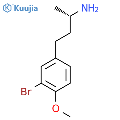 (2S)-4-(3-bromo-4-methoxyphenyl)butan-2-amine structure