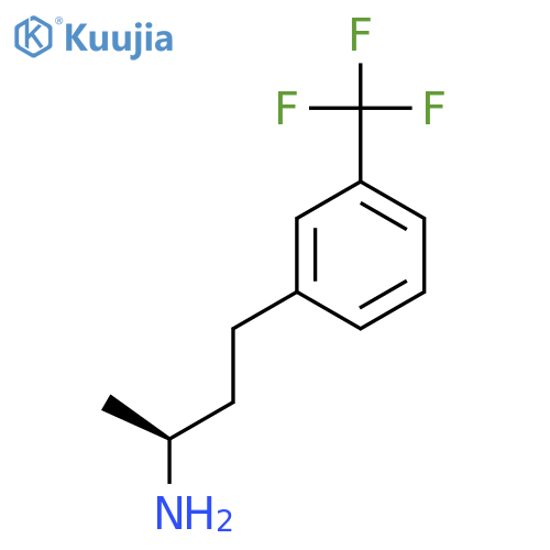 (2S)-4-3-(trifluoromethyl)phenylbutan-2-amine structure