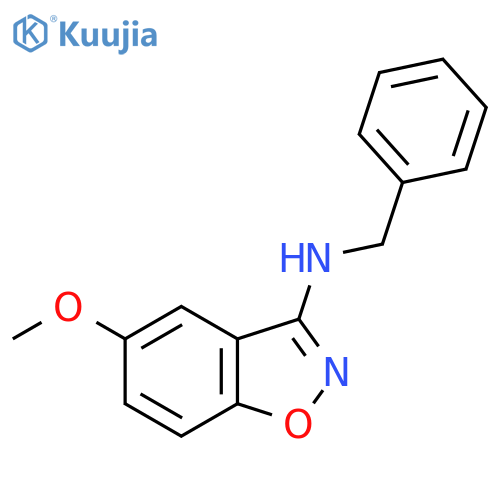 N-Benzyl-5-methoxybenzo[d]isoxazol-3-amine structure