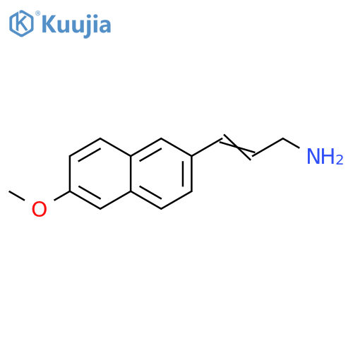 3-(6-methoxynaphthalen-2-yl)prop-2-en-1-amine structure