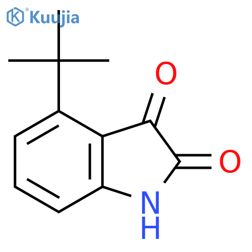 4-(Tert-Butyl)indoline-2,3-dione structure