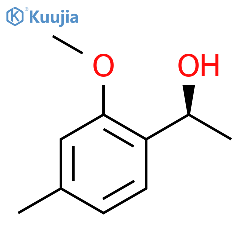 (1S)-1-(2-methoxy-4-methylphenyl)ethan-1-ol structure