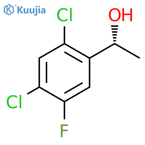 (1R)-1-(2,4-dichloro-5-fluorophenyl)ethan-1-ol structure