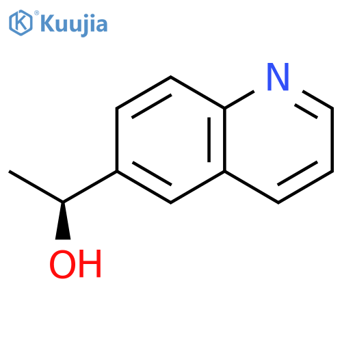 (1S)-1-(quinolin-6-yl)ethan-1-ol structure