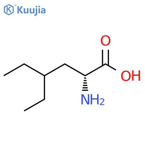 (2R)-2-amino-4-ethylhexanoic acid structure