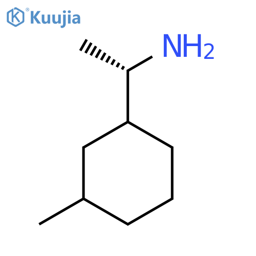 (1S)-1-(3-methylcyclohexyl)ethan-1-amine structure