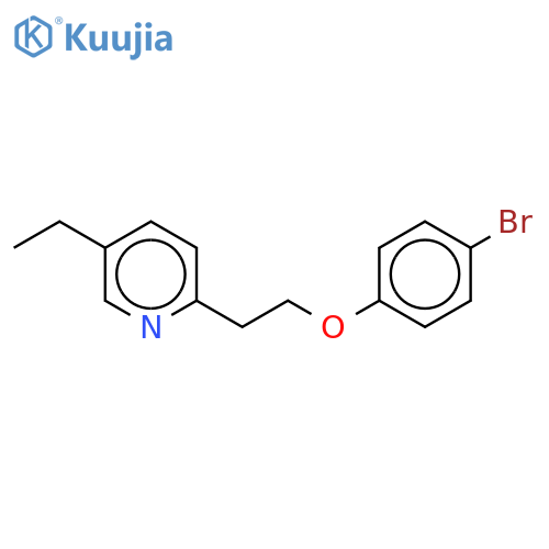 2-2-(4-Bromophenoxy)ethyl-5-ethylpyridine-d4 structure