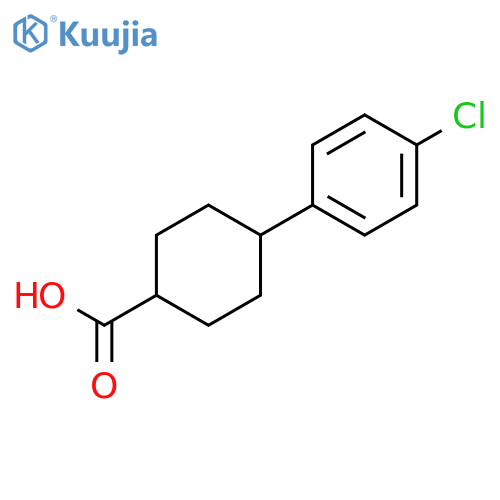 cis-4-(4-Chlorophenyl)cyclohexanecarboxylic Acid structure