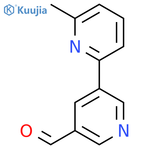 6-Methyl-[2,3'-bipyridine]-5'-carbaldehyde structure