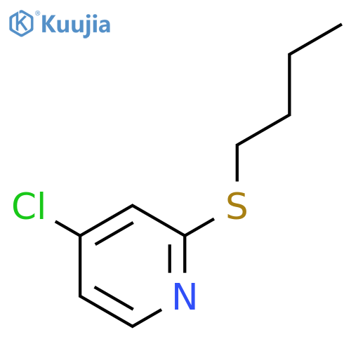 2-(Butylthio)-4-chloropyridine structure