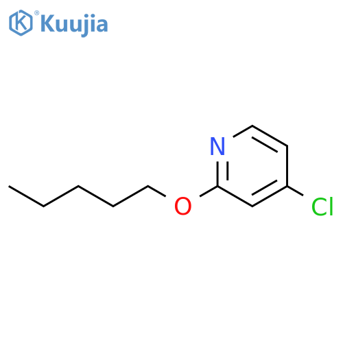 4-Chloro-2-(pentyloxy)pyridine structure
