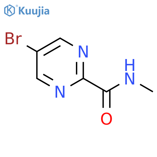 5-Bromo-N-methylpyrimidine-2-carboxamide structure