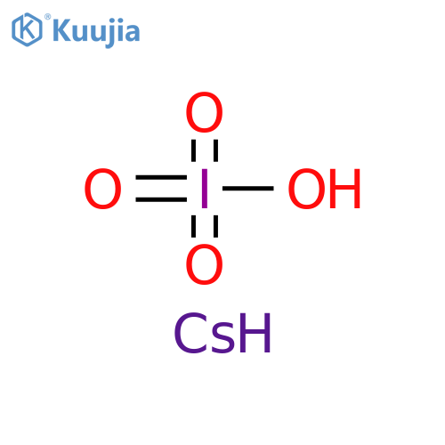 Periodic acid cesium salt structure