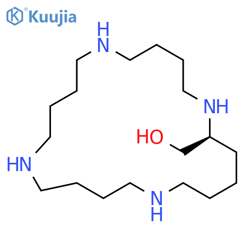 1,6,11,16-Tetraazacycloheneicosane-17-methanol, (S)- structure