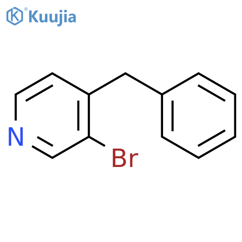 Pyridine, 3-bromo-4-(phenylmethyl)- structure
