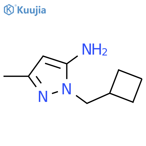 1-(Cyclobutylmethyl)-3-methyl-1H-pyrazol-5-amine structure