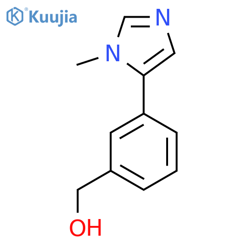 (3-(1-Methyl-1H-imidazol-5-yl)phenyl)methanol structure