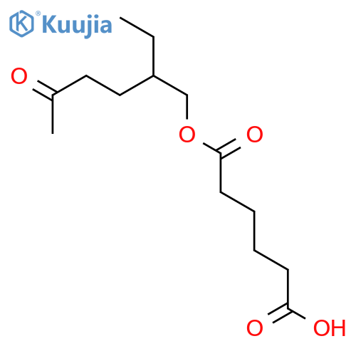 Mono(2-ethyl-5-oxohexyl) Adipate structure