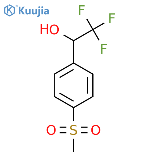 2,2,2-trifluoro-1-(4-methanesulfonylphenyl)ethan-1-ol structure