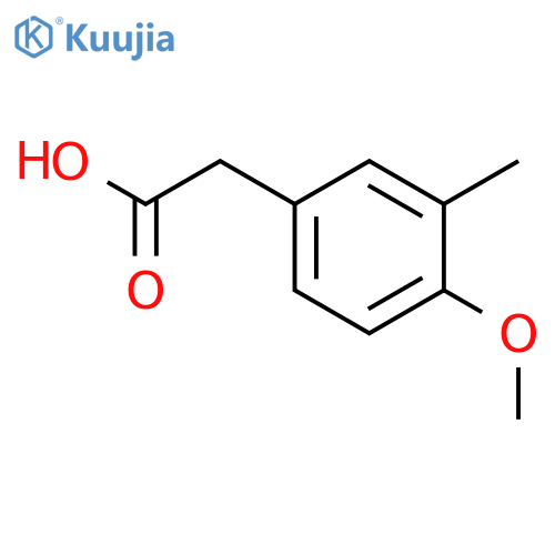 (4-Methoxy-3-methylphenyl)acetic acid structure