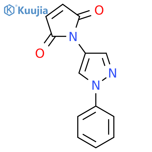 1-(1-Phenyl-1H-pyrazol-4-yl)-pyrrole-2,5-dione structure