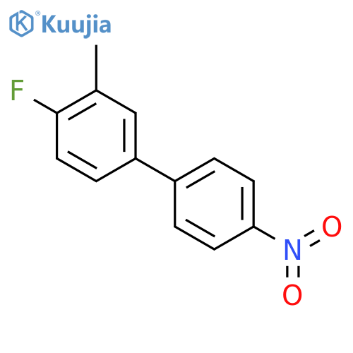 1-fluoro-2-methyl-4-(4-nitrophenyl)benzene structure