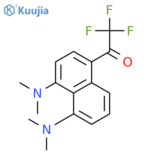 Ethanone, 1-[4,5-bis(dimethylamino)-1-naphthalenyl]-2,2,2-trifluoro- structure