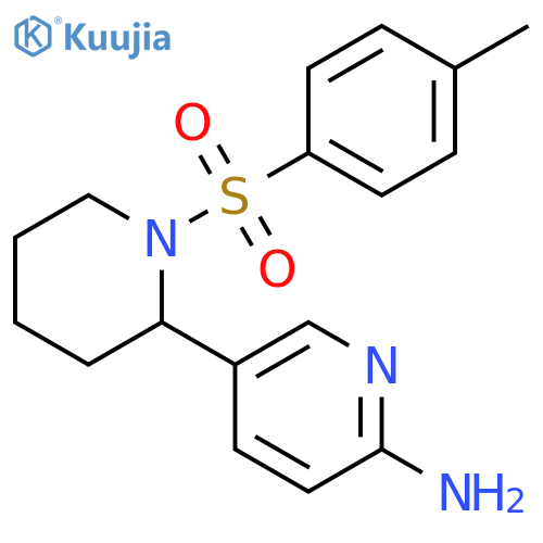 1-(Toluene-4-sulfonyl)-1,2,3,4,5,6-hexahydro-[2,3]bipyridinyl-6-ylamine structure