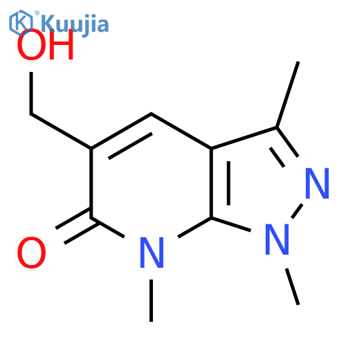 5-(Hydroxymethyl)-1,3,7-trimethyl-1H-pyrazolo[3,4-b]pyridin-6(7H)-one structure