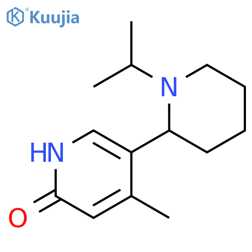 1-Isopropyl-4-methyl-1,2,3,4,5,6-hexahydro-[2,3]bipyridinyl-6-ol structure