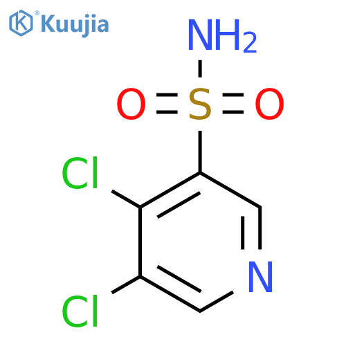 4,5-Dichloropyridine-3-sulfonamide structure