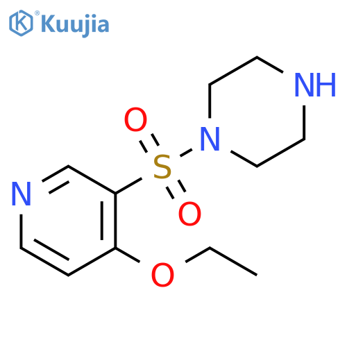 1-(4-Ethoxy-pyridine-3-sulfonyl)-piperazine structure