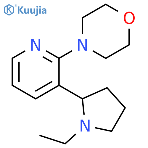 4-[3-(1-Ethyl-pyrrolidin-2-yl)-pyridin-2-yl]-morpholine structure