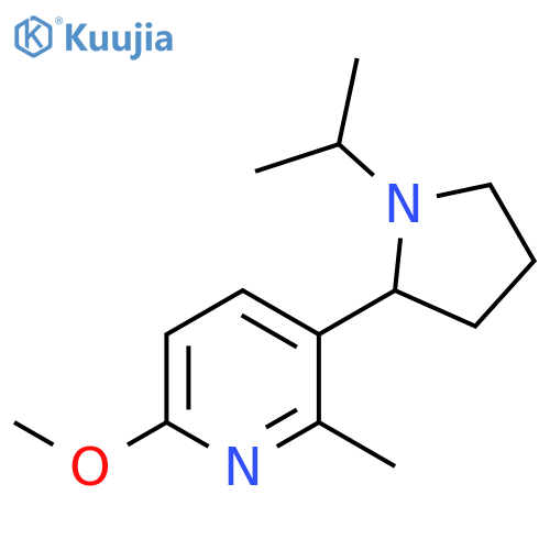 3-(1-Isopropyl-pyrrolidin-2-yl)-6-methoxy-2-methyl-pyridine structure