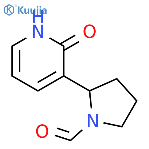 2-(2-Oxo-1,2-dihydro-pyridin-3-yl)-pyrrolidine-1-carbaldehyde structure