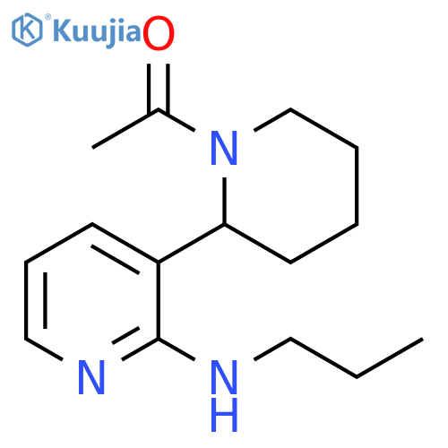 1-(2-Propylamino-3,4,5,6-tetrahydro-2H-[2,3]bipyridinyl-1-yl)-ethanone structure