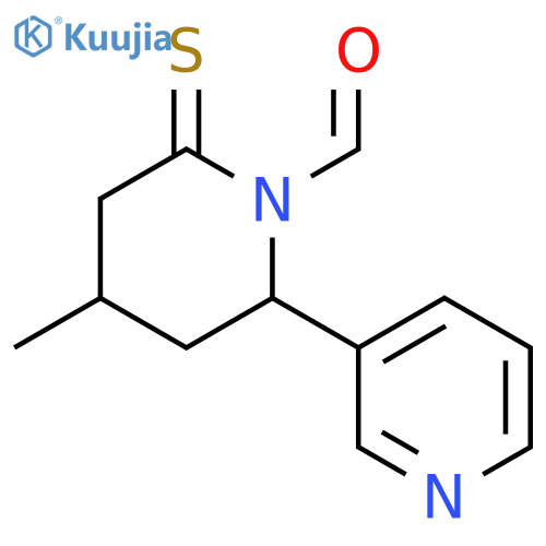 4-Methyl-6-thioxo-3,4,5,6,1,6-hexahydro-2H-[2,3]bipyridinyl-1-carbaldehyde structure